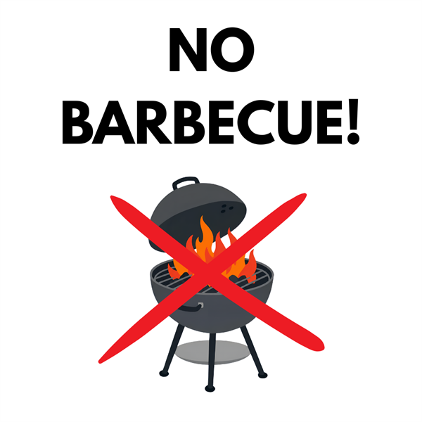 No barbecue